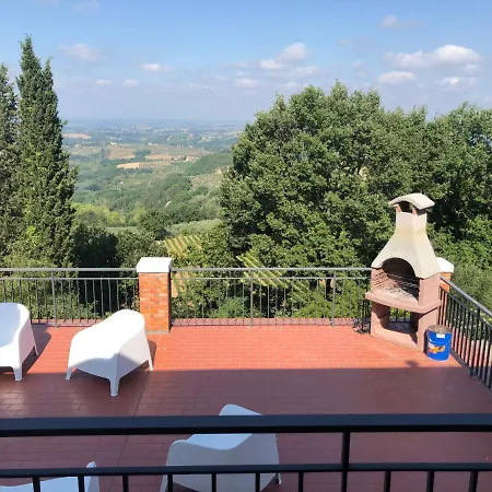 Boccaccio With Livable Terrace And View * Montespertoli