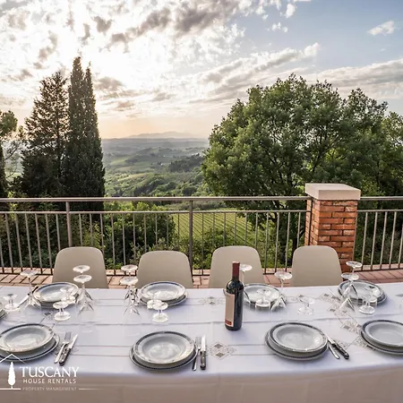 Boccaccio With Livable Terrace And View * Montespertoli