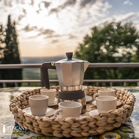 Boccaccio With Livable Terrace And View Montespertoli