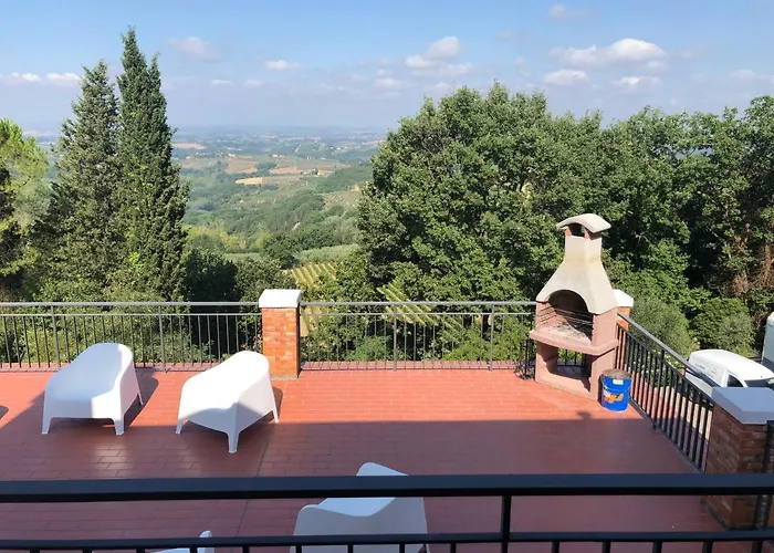 Boccaccio With Livable Terrace And View * Montespertoli